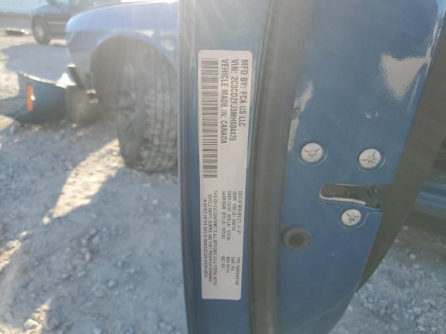 2C3CDZFJ3MH604475 - 2021 DODGE CHALLENGER R/T SCAT PACK BLUE photo 12