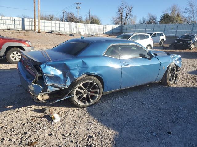2C3CDZFJ3MH604475 - 2021 DODGE CHALLENGER R/T SCAT PACK BLUE photo 3