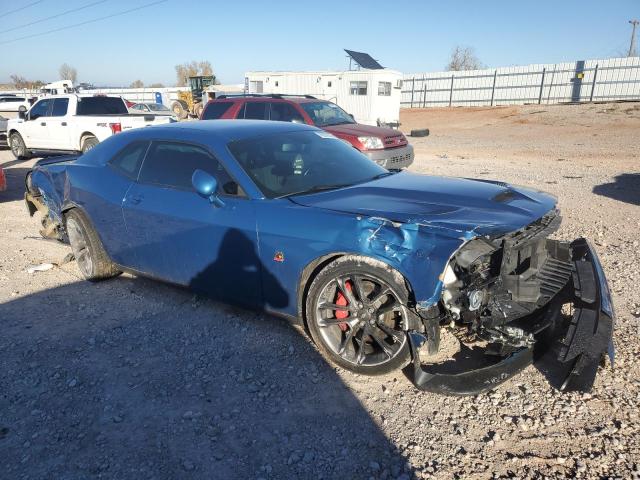 2C3CDZFJ3MH604475 - 2021 DODGE CHALLENGER R/T SCAT PACK BLUE photo 4