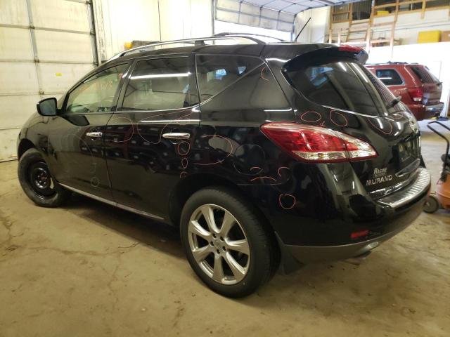 JN8AZ1MW8EW506571 - 2014 NISSAN MURANO S BLACK photo 2