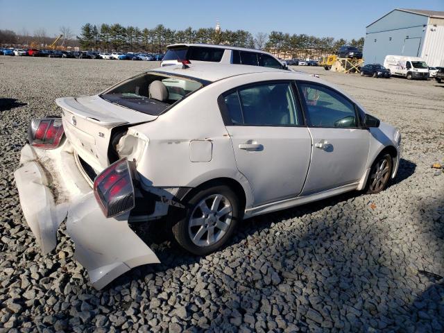 3N1AB6AP1CL662595 - 2012 NISSAN SENTRA 2.0 WHITE photo 3