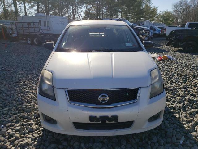 3N1AB6AP1CL662595 - 2012 NISSAN SENTRA 2.0 WHITE photo 5