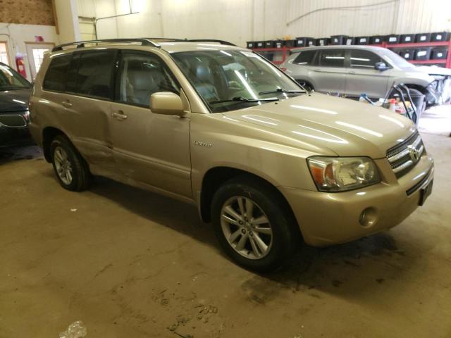 JTEEW21A360011828 - 2006 TOYOTA HIGHLANDER HYBRID TAN photo 4