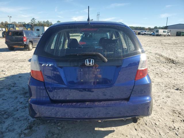 JHMGE8H31CC026685 - 2012 HONDA FIT BLUE photo 6