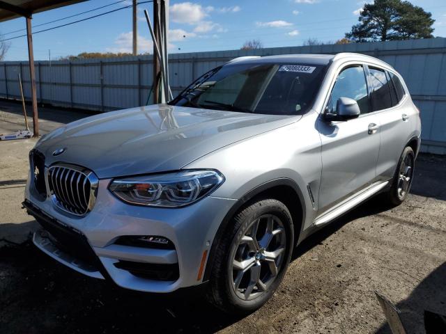 5UXTY5C02L9B12444 - 2020 BMW X3 XDRIVE30I SILVER photo 1