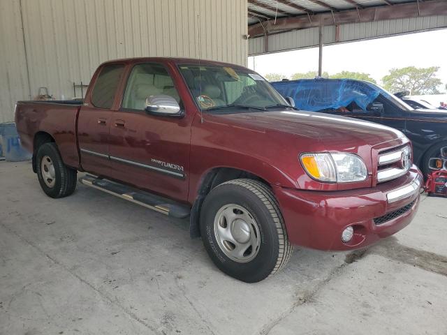 5TBRT34144S441063 - 2004 TOYOTA TUNDRA ACCESS CAB SR5 BURGUNDY photo 4