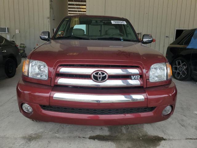 5TBRT34144S441063 - 2004 TOYOTA TUNDRA ACCESS CAB SR5 BURGUNDY photo 5