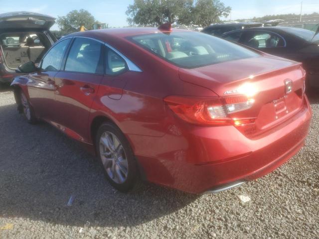 1HGCV1F1XKA052772 - 2019 HONDA ACCORD LX RED photo 2