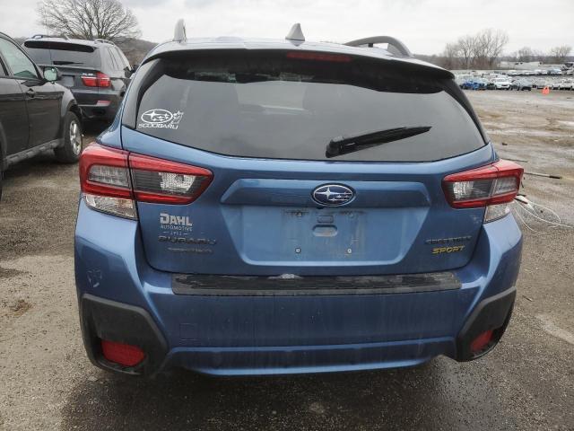 JF2GTHSCXNH256216 - 2022 SUBARU CROSSTREK SPORT BLUE photo 6