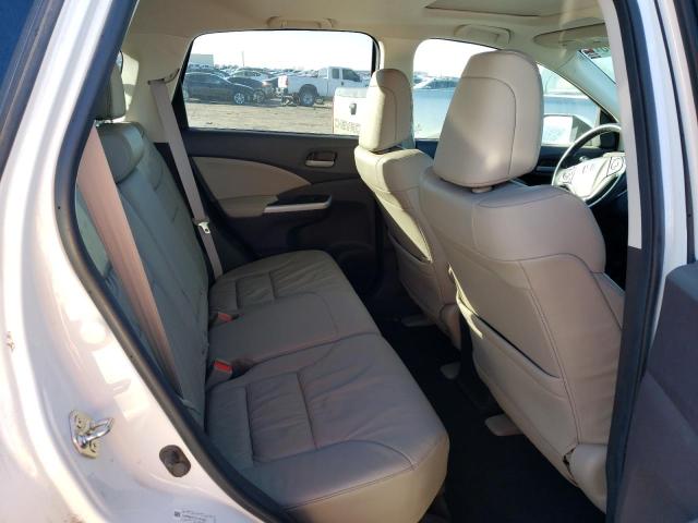 5J6RM4H71DL053924 - 2013 HONDA CR-V EXL WHITE photo 10