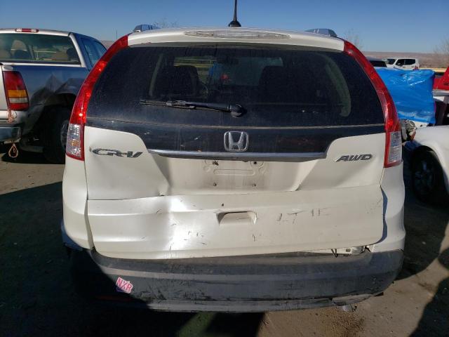 5J6RM4H71DL053924 - 2013 HONDA CR-V EXL WHITE photo 6