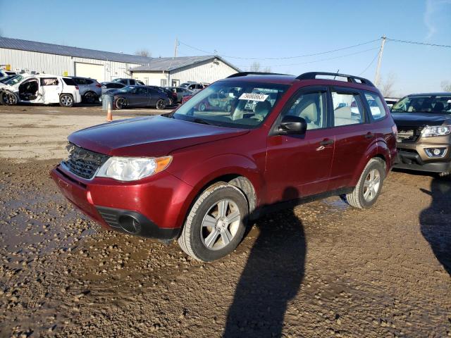 JF2SH6BC4AH797580 - 2010 SUBARU FORESTER XS RED photo 1