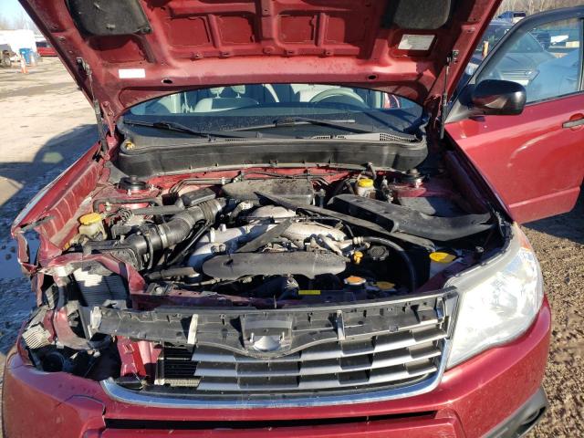 JF2SH6BC4AH797580 - 2010 SUBARU FORESTER XS Rouge photo 11