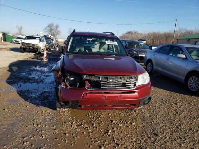 JF2SH6BC4AH797580 - 2010 SUBARU FORESTER XS RED photo 5