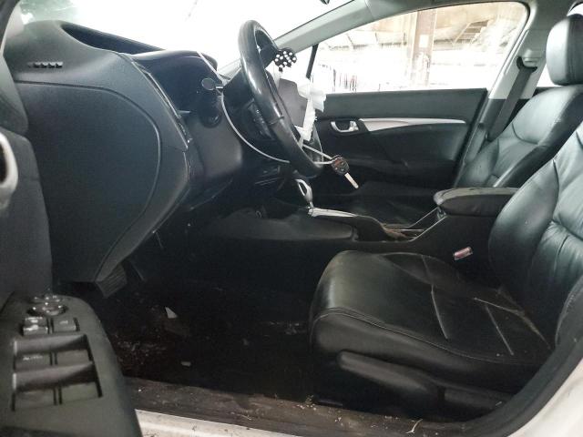 19XFB2F99DE077761 - 2013 HONDA CIVIC EXL თეთრი ფოტო 7