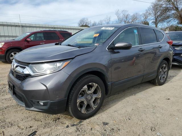 7FARW2H50KE028682 - 2019 HONDA CR-V EX GRAY photo 1