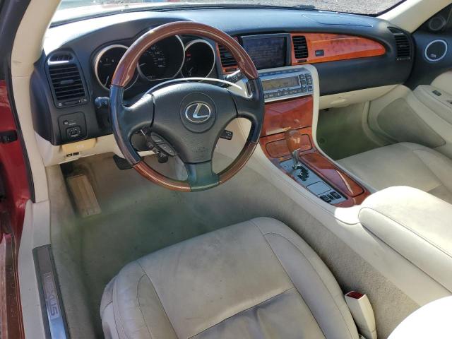 JTHFN48Y469003788 - 2006 LEXUS SC 430 RED photo 8