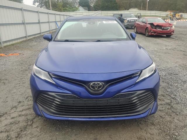 JTNB11HK2J3029707 - 2018 TOYOTA CAMRY L BLUE photo 5