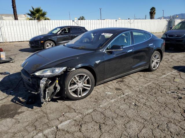 5YJSA1ACXDFP12768 - 2013 TESLA MODEL S შავი ფოტო 1