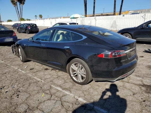 5YJSA1ACXDFP12768 - 2013 TESLA MODEL S შავი ფოტო 2