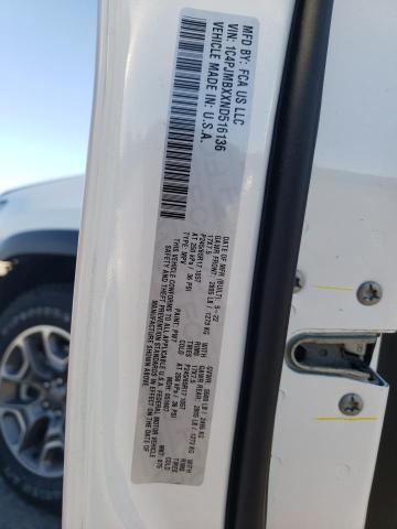 1C4PJMBXXND516136 - 2022 JEEP CHEROKEE TRAILHAWK WHITE photo 14