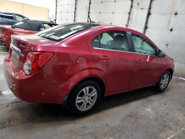 1G1JC5SB8D4134589 - 2013 CHEVROLET SONIC LT RED photo 3