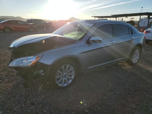 1C3CCBCG4DN688817 - 2013 CHRYSLER 200 LIMITED SILVER photo 1