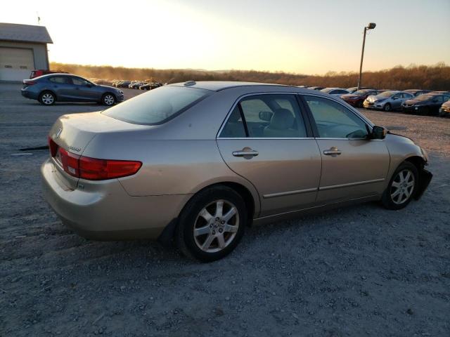 1HGCM66855A009409 - 2005 HONDA ACCORD EX BEIGE photo 3