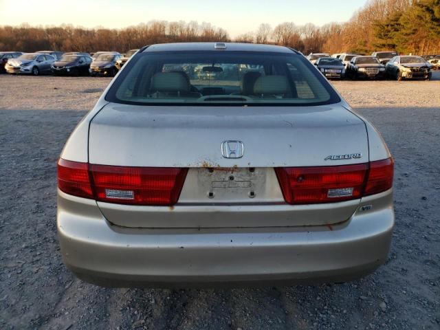 1HGCM66855A009409 - 2005 HONDA ACCORD EX BEIGE photo 6