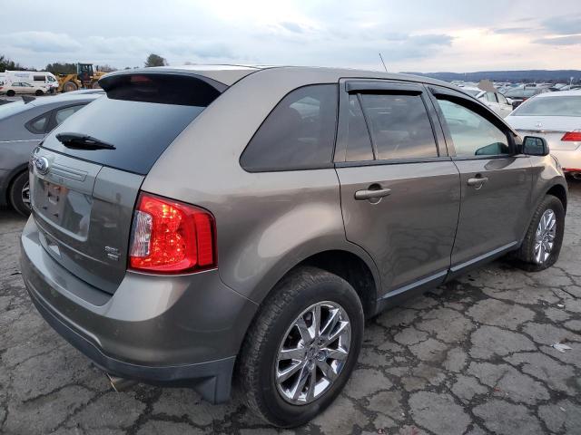 2FMDK4JC9DBC20300 - 2013 FORD EDGE SEL GRAY photo 3