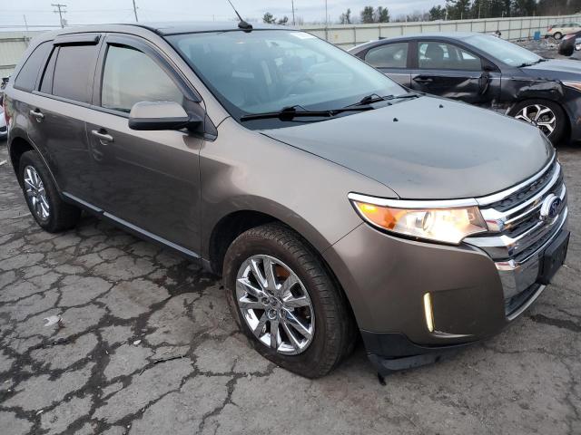 2FMDK4JC9DBC20300 - 2013 FORD EDGE SEL GRAY photo 4