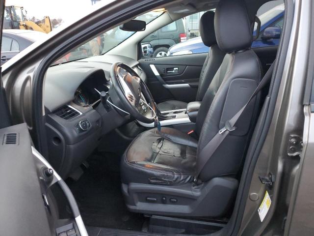 2FMDK4JC9DBC20300 - 2013 FORD EDGE SEL GRAY photo 7