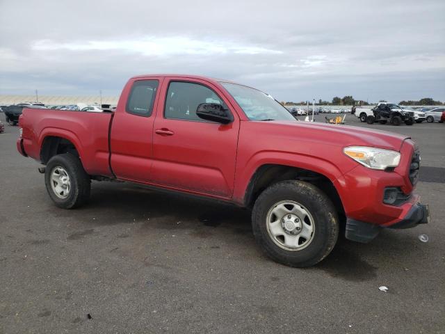 5TFRX5GN9HX098708 - 2017 TOYOTA TACOMA ACCESS CAB RED photo 4