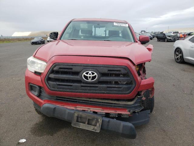 5TFRX5GN9HX098708 - 2017 TOYOTA TACOMA ACCESS CAB RED photo 5