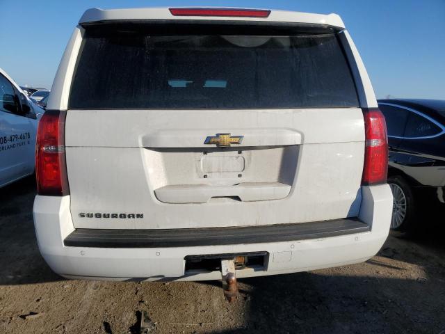 1GNSKJKC4FR519824 - 2015 CHEVROLET SUBURBAN K1500 LT WHITE photo 6