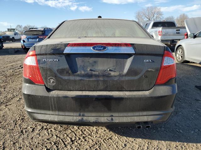 3FAHP0JA3BR144642 - 2011 FORD FUSION SEL BLACK photo 6