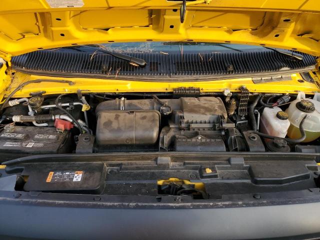 1FDWE3FN7NDC09229 - 2022 FORD ECONOLINE E350 SUPER DUTY CUTAWAY VAN YELLOW photo 11