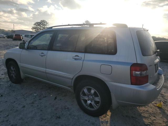 JTEGP21A350056272 - 2005 TOYOTA HIGHLANDER LIMITED SILVER photo 2