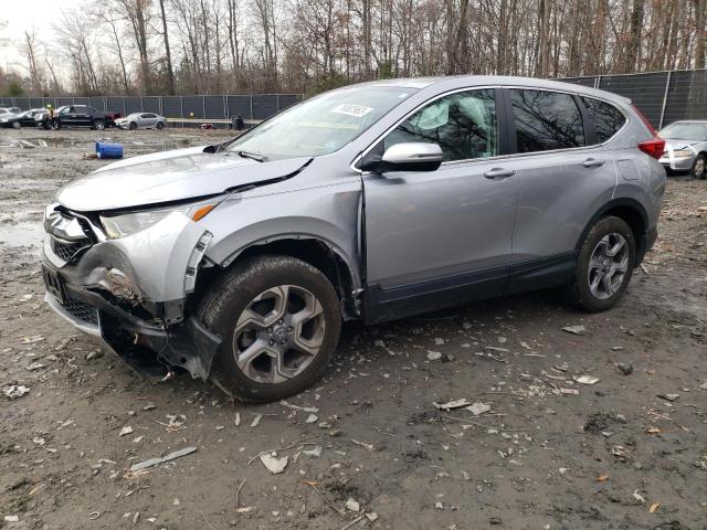 7FARW2H85KE057511 - 2019 HONDA CR-V EXL SILVER photo 1