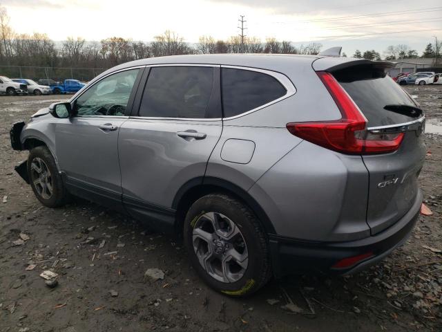 7FARW2H85KE057511 - 2019 HONDA CR-V EXL SILVER photo 2