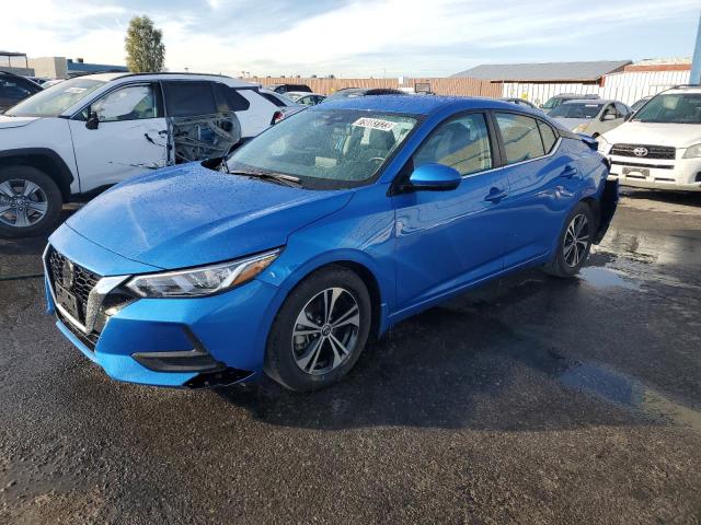 3N1AB8CV4NY307286 - 2022 NISSAN SENTRA SV BLUE photo 1