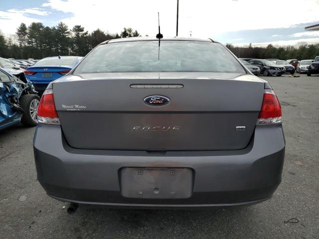 1FAHP3FN6AW284483 - 2010 FORD FOCUS SE GRAY photo 6