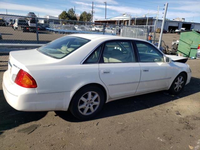 4T1BF28B31U167550 - 2001 TOYOTA AVALON XL WHITE photo 3