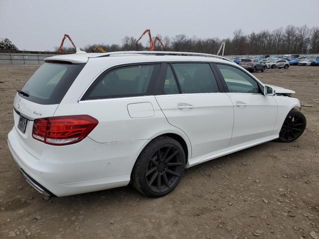 WDDHH8JB8EA773672 - 2014 MERCEDES-BENZ E 350 4MATIC WAGON WHITE photo 3