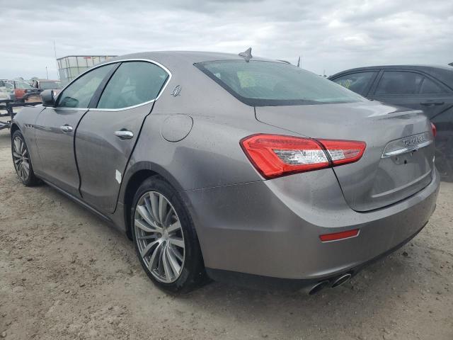 ZAM57XSA0G1167040 - 2016 MASERATI GHIBLI GRAY photo 2