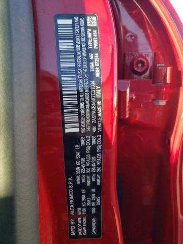 ZASPAKBN6K7C31034 - 2019 ALFA ROMEO STELVIO TI RED photo 13