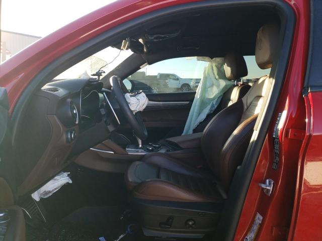 ZASPAKBN6K7C31034 - 2019 ALFA ROMEO STELVIO TI RED photo 7