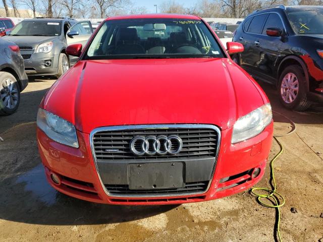 WAUDF68EX5A449929 - 2005 AUDI A4 2.0T QUATTRO RED photo 5