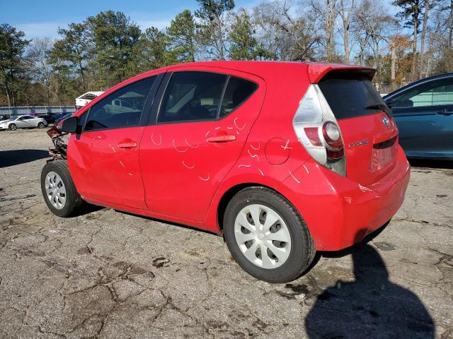 JTDKDTB33E1568704 - 2014 TOYOTA PRIUS C RED photo 2