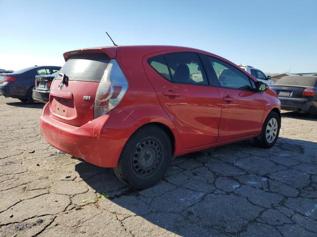 JTDKDTB33E1568704 - 2014 TOYOTA PRIUS C RED photo 3